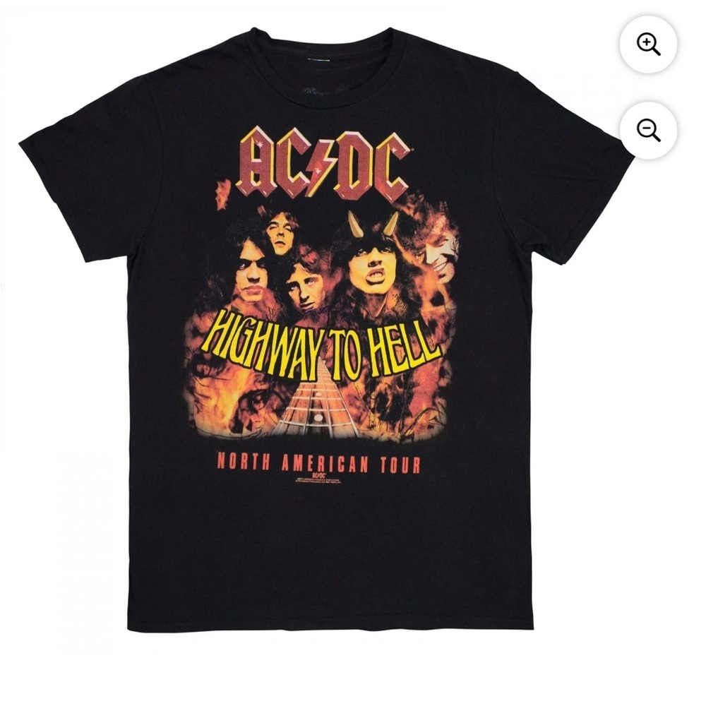 AC/DC Black Highway to Hell Tour Tee